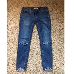 Free people cropped Jeans